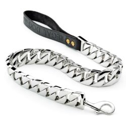 Silver Chain Dog Lead