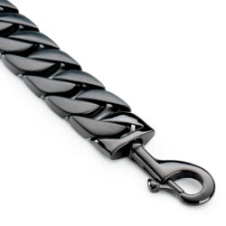 Matte Black Chain Dog Lead Clip