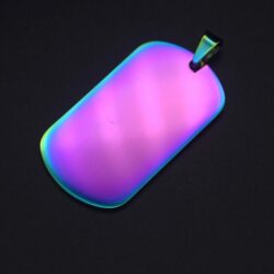 Rainbow Dog Tag