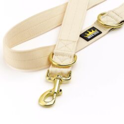 Cream Gold Series Dog Leash