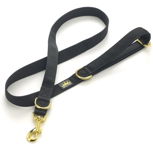 Black - Gold Series Tactical Dog Leash