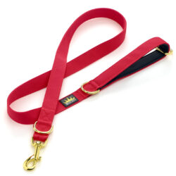 Red - Gold Series Tactical Dog Leash