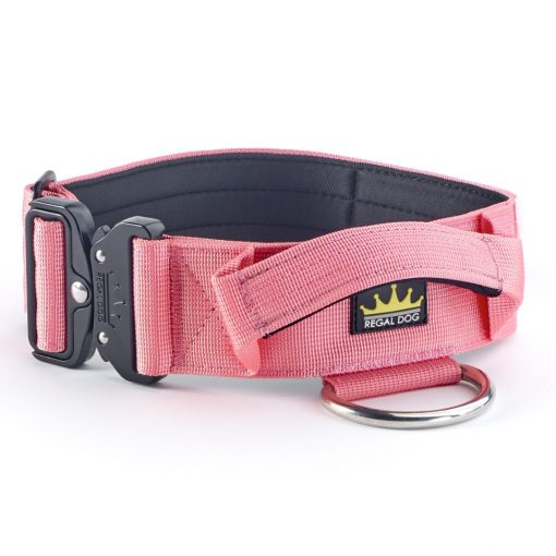 Pink Tactical Dog Collar