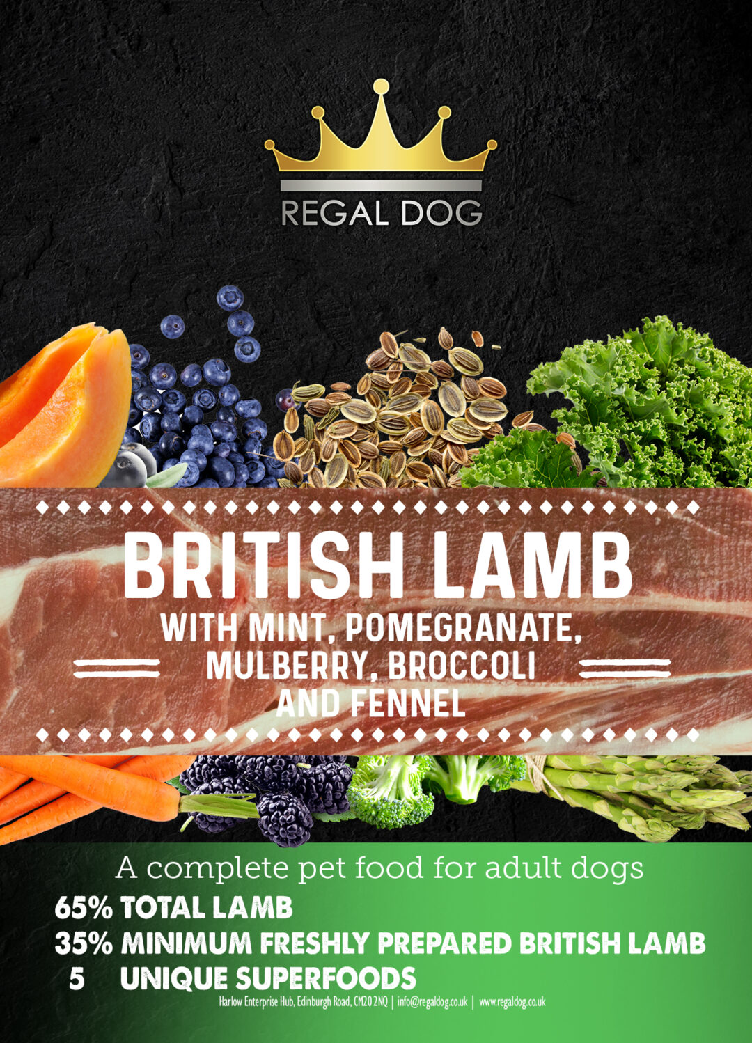 Complete Dog food - Lamb with superfoods