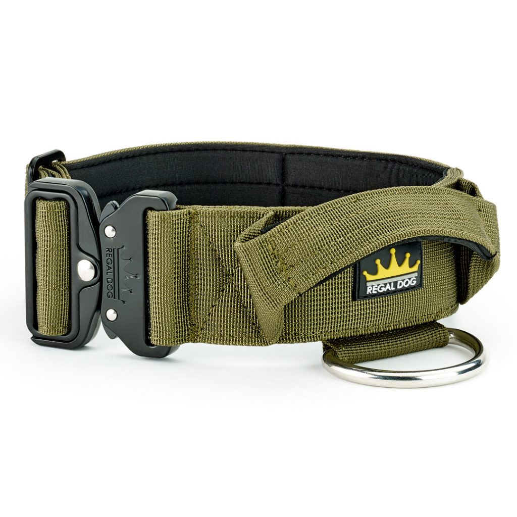 Khaki Tactical Dog Collar