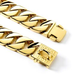 Gold Dog Chain Collar Clips