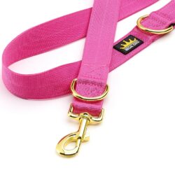 Rose Pink - Gold Series Dog lead