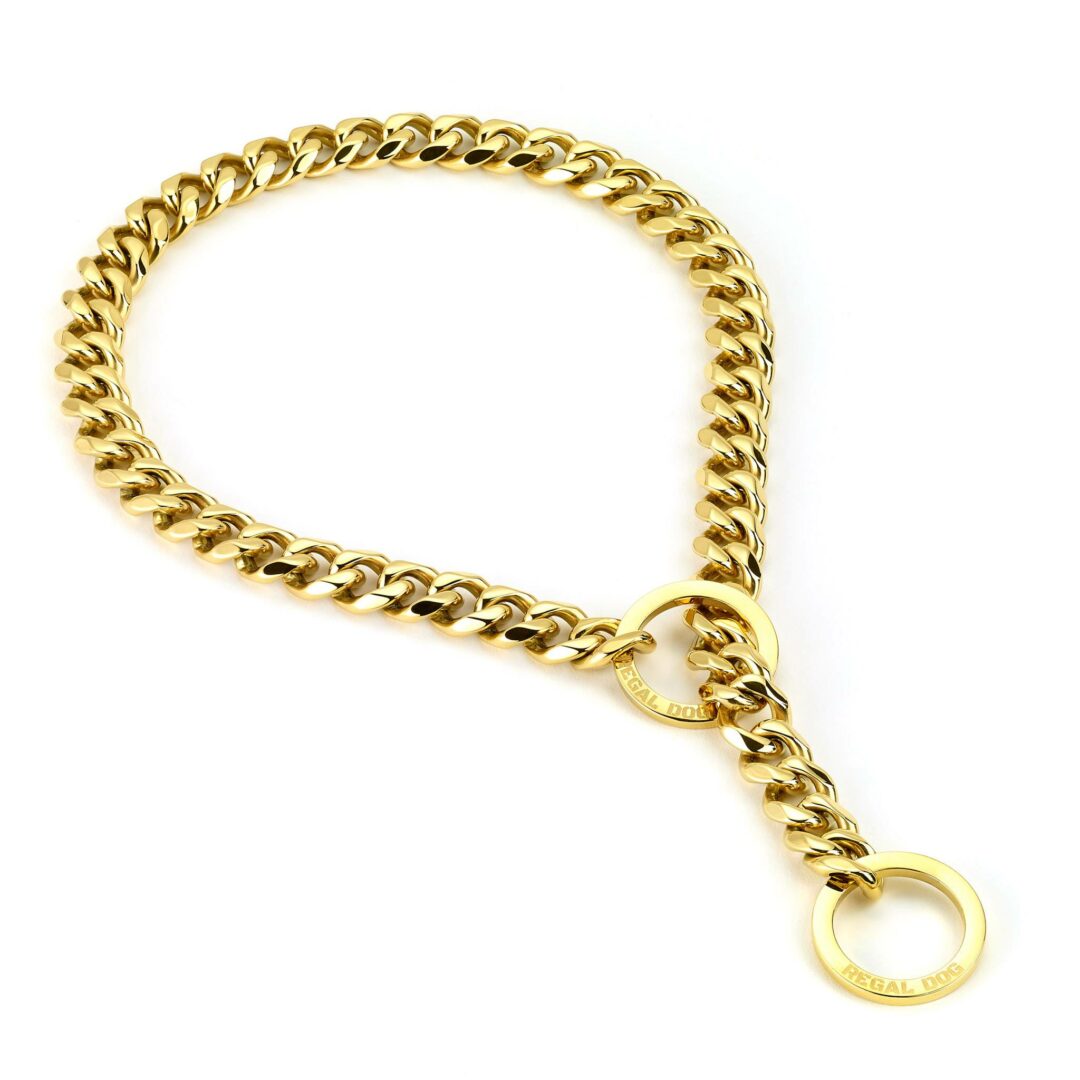 Gold Dog Necklace