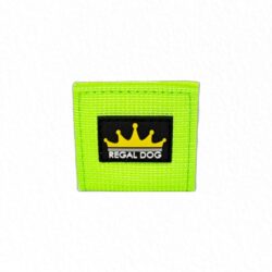 Neon Green Air Tag pouch for tactical dog collar