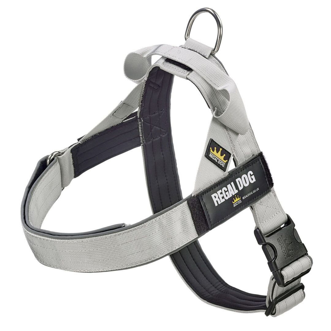 Grey Classic Tactical Dog Harness