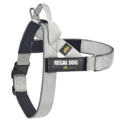 Grey Classic Tactical Dog Harness