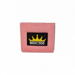 Pink Air Tag pouch for tactical dog collar
