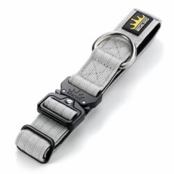 Grey Tactical Collar (3cm) - No Handle