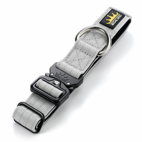 Grey Tactical Collar (3cm) - No Handle