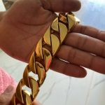 Gold Chain Dog Collar photo review