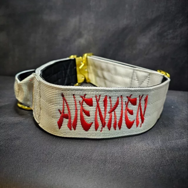 Aienkien⁠
➖Font: Oriental⁠
➖Colour: Red⁠
➖Collar: 5cm Grey Gold Series⁠
⁠
⚜️ Regal Dog - The Luxury Dog Brand ⚜️⁠
⁠
🛒 Shop Now: REGALDOG.CO.UK⁠
⁠
➡️ #RegalDog⁠ #MyRegalDog⁠
#LuxuryDogCollars #DogCollars #DogChains #DogAccessories #LuxuryDog #DogDad #DogMum #DogLover #Puppers #DogMom #Instadog #IGDogs #Puppies #PuppyLove #UKDogs #embroidery #customdogcollars #Personalised #RegalDogPersonalised