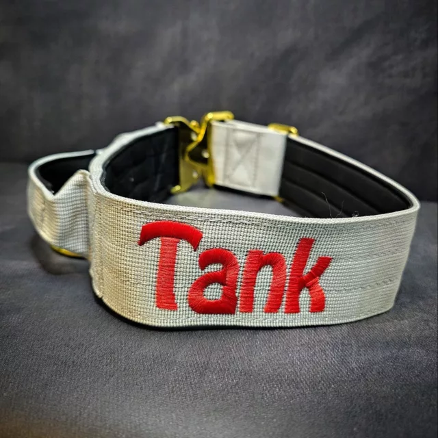 Tank⁠
➖Font: Hobo⁠
➖Colour: Red⁠
➖Collar: 5cm Grey Gold Series⁠
⁠
⚜️ Regal Dog - The Luxury Dog Brand ⚜️⁠
⁠
🛒 Shop Now: REGALDOG.CO.UK⁠
⁠
➡️ #RegalDog⁠ #MyRegalDog⁠
#LuxuryDogCollars #DogCollars #DogChains #DogAccessories #LuxuryDog #DogDad #DogMum #DogLover #Puppers #DogMom #Instadog #IGDogs #Puppies #PuppyLove #UKDogs #embroidery #customdogcollars #Personalised #RegalDogPersonalised