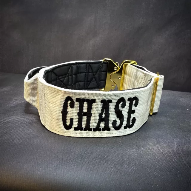 Chase⁠
➖Font: Saloon⁠
➖Colour: Black⁠
➖Collar: 5cm Grey Gold Series⁠
⁠
⚜️ Regal Dog - The Luxury Dog Brand ⚜️⁠
⁠
🛒 Shop Now: REGALDOG.CO.UK⁠
⁠
➡️ #RegalDog⁠ #MyRegalDog⁠
#LuxuryDogCollars #DogCollars #DogChains #DogAccessories #LuxuryDog #DogDad #DogMum #DogLover #Puppers #DogMom #Instadog #IGDogs #Puppies #PuppyLove #UKDogs #embroidery #customdogcollars #Personalised #RegalDogPersonalised