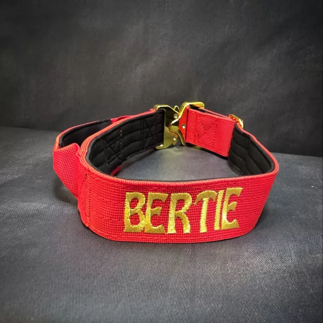Bertie⁠
➖Font: Hobo⁠
➖Colour: Metallic Gold⁠
➖Collar: 5cm Red Gold Series⁠
⁠
⚜️ Regal Dog - The Luxury Dog Brand ⚜️⁠
⁠
🛒 Shop Now: REGALDOG.CO.UK⁠
⁠
➡️ #RegalDog⁠ #MyRegalDog⁠
#LuxuryDogCollars #DogCollars #DogChains #DogAccessories #LuxuryDog #DogDad #DogMum #DogLover #Puppers #DogMom #Instadog #IGDogs #Puppies #PuppyLove #UKDogs #embroidery #customdogcollars #Personalised #RegalDogPersonalised