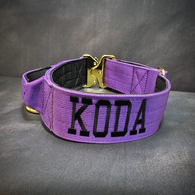Koda⁠
➖Font: Varsity⁠
➖Colour: Black⁠
➖Collar: 5cm Purple Gold Series⁠
⁠
⚜️ Regal Dog - The Luxury Dog Brand ⚜️⁠
⁠
🛒 Shop Now: REGALDOG.CO.UK⁠
⁠
➡️ #RegalDog⁠ #MyRegalDog⁠
#LuxuryDogCollars #DogCollars #DogChains #DogAccessories #LuxuryDog #DogDad #DogMum #DogLover #Puppers #DogMom #Instadog #IGDogs #Puppies #PuppyLove #UKDogs #embroidery #customdogcollars #Personalised #RegalDogPersonalised