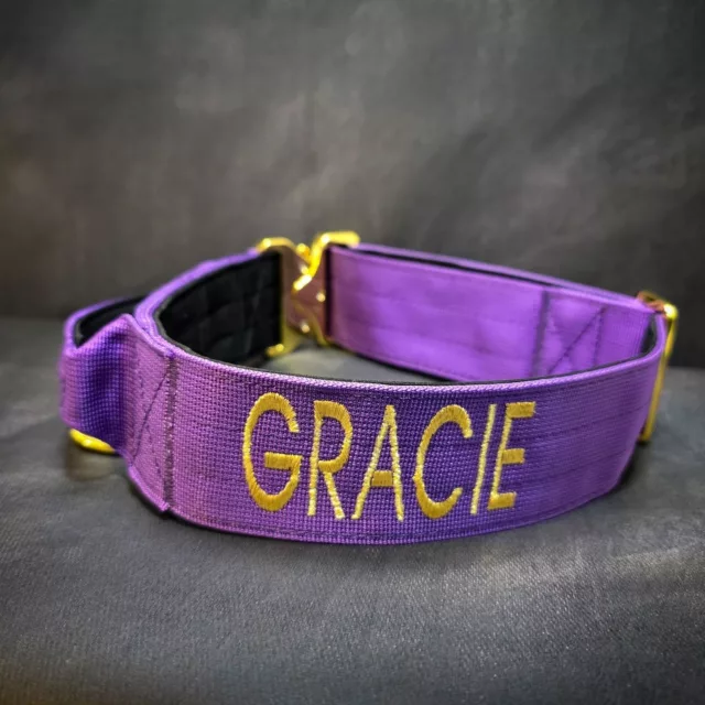 Gracie⁠
➖Font: Avante⁠
➖Colour: Metallic Gold⁠
➖Collar: 5cm Purple Gold Series⁠
⁠
⚜️ Regal Dog - The Luxury Dog Brand ⚜️⁠
⁠
🛒 Shop Now: REGALDOG.CO.UK⁠
⁠
➡️ #RegalDog⁠ #MyRegalDog⁠
#LuxuryDogCollars #DogCollars #DogChains #DogAccessories #LuxuryDog #DogDad #DogMum #DogLover #Puppers #DogMom #Instadog #IGDogs #Puppies #PuppyLove #UKDogs #embroidery #customdogcollars #Personalised #RegalDogPersonalised