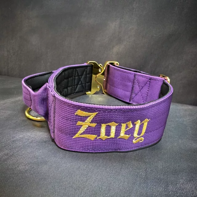 Zoey⁠
➖Font: Old English⁠
➖Colour: Metallic Gold⁠
➖Collar: 5cm Purple Gold Series⁠
⁠
⚜️ Regal Dog - The Luxury Dog Brand ⚜️⁠
⁠
🛒 Shop Now: REGALDOG.CO.UK⁠
⁠
➡️ #RegalDog⁠ #MyRegalDog⁠
#LuxuryDogCollars #DogCollars #DogChains #DogAccessories #LuxuryDog #DogDad #DogMum #DogLover #Puppers #DogMom #Instadog #IGDogs #Puppies #PuppyLove #UKDogs #embroidery #customdogcollars #Personalised #RegalDogPersonalised