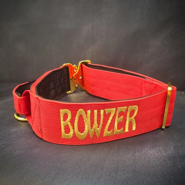 Bowzer⁠
➖Font: Hobo⁠
➖Colour: Metallic Gold⁠
➖Collar: 5cm Red Gold Series⁠
⁠
⚜️ Regal Dog - The Luxury Dog Brand ⚜️⁠
⁠
🛒 Shop Now: REGALDOG.CO.UK⁠
⁠
➡️ #RegalDog⁠ #MyRegalDog⁠
#LuxuryDogCollars #DogCollars #DogChains #DogAccessories #LuxuryDog #DogDad #DogMum #DogLover #Puppers #DogMom #Instadog #IGDogs #Puppies #PuppyLove #UKDogs #embroidery #customdogcollars #Personalised #RegalDogPersonalised