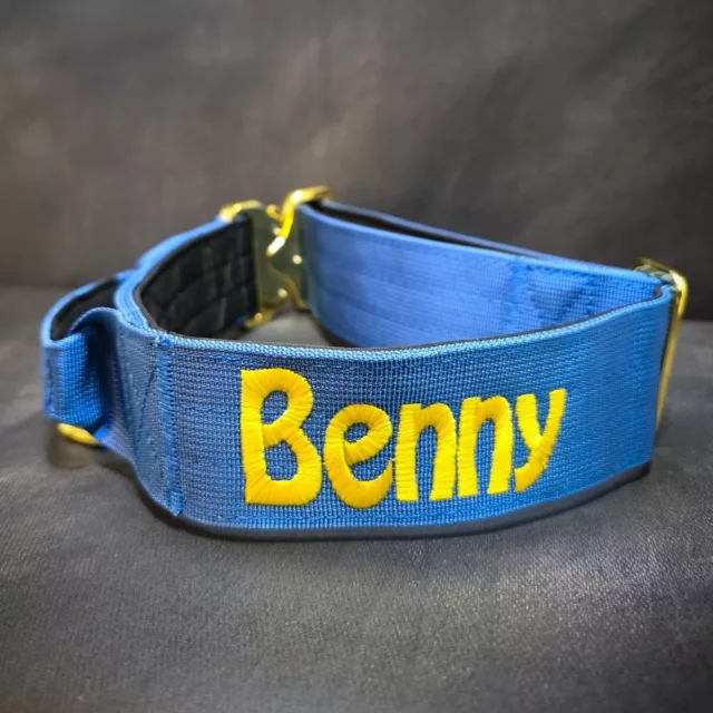 Benny⁠
➖Font: Hobo⁠
➖Colour: Yellow⁠
➖Collar: 5cm Black Gold Series⁠
⁠
⚜️ Regal Dog - The Luxury Dog Brand ⚜️⁠
⁠
🛒 Shop Now: REGALDOG.CO.UK⁠
⁠
➡️ #RegalDog⁠ #MyRegalDog⁠
#LuxuryDogCollars #DogCollars #DogChains #DogAccessories #LuxuryDog #DogDad #DogMum #DogLover #Puppers #DogMom #Instadog #IGDogs #Puppies #PuppyLove #UKDogs #embroidery #customdogcollars #Personalised #RegalDogPersonalised